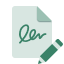 signing application  icon